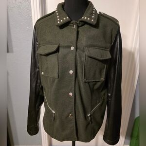 J2 By JouJou Green And Black Jacket Size M